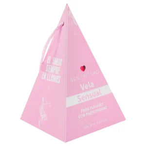 VELA SENSUAL MASAJES PIRAMIDE X 25ML SEN