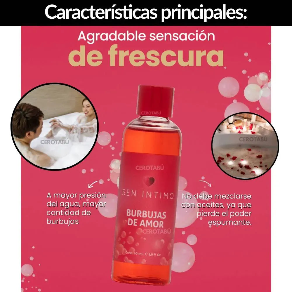 ESPUMA PARA BAÑERA X60 ML SEN INTIMO