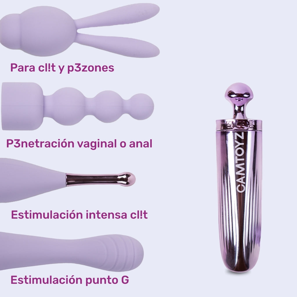 FOURIA BALA VIBRADORA (4 FUNDAS)