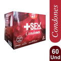 CONDONES +SEXPOWER CAJA X 60 UNIDADES