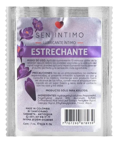 ESTRECHANTE SACHET SEN INTIMO