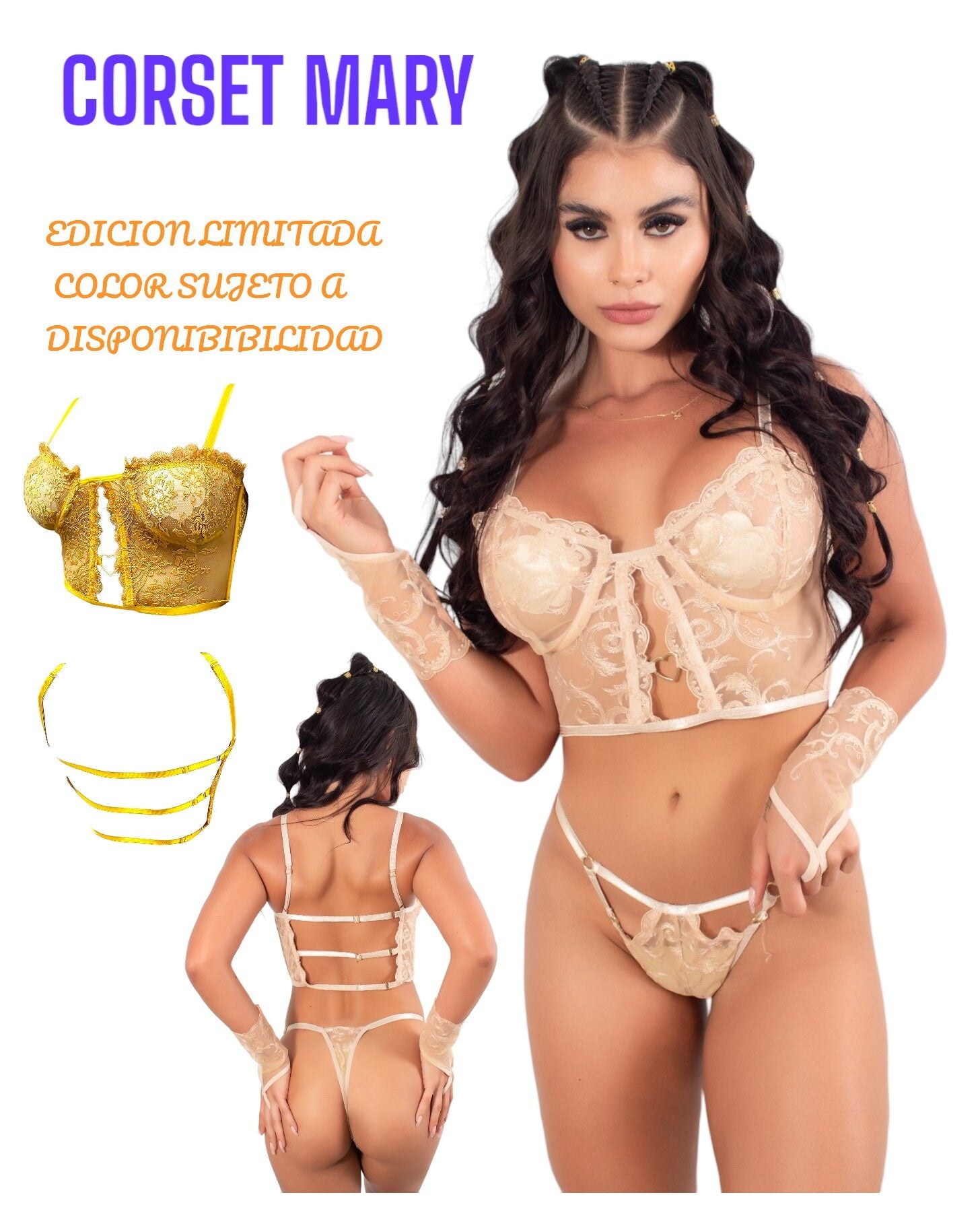 CORSET MARY EDICIÓN LIMITADA (solo dorado)