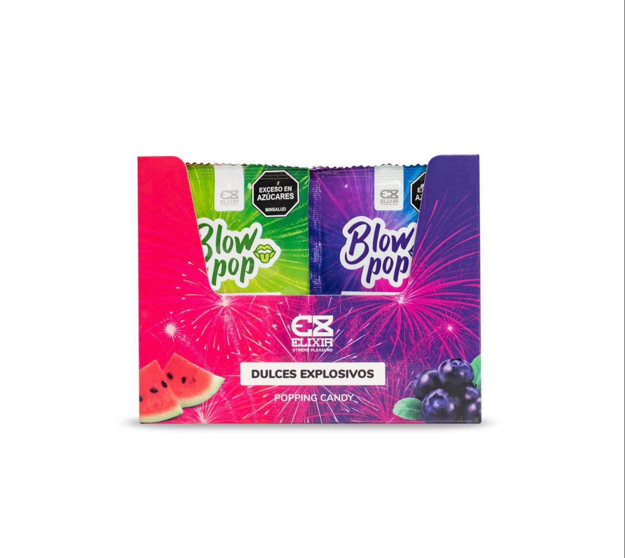 CAJA X 24 QUIPITOS EXPLOSIVOS BLOW POP 5GR