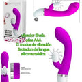 VIBRADOR SHEILA 12 FUNCIONES CON LENGUA GIRATORIA