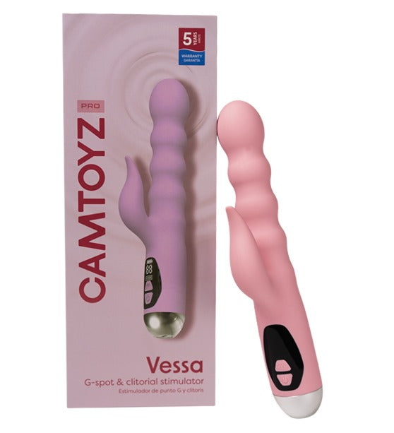 ESTIMULADOR DE PUNTO G Y CLITORIS VESSA CAMTOYZ