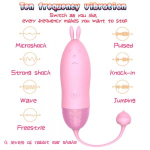 HUEVO VIBRADOR  JUMPING RABBIT  USB