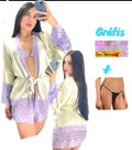 KIT PROMO  (KIMONO + TANGA PELVICA (llegara en cualquier color) + GOLD FLY SACHET)