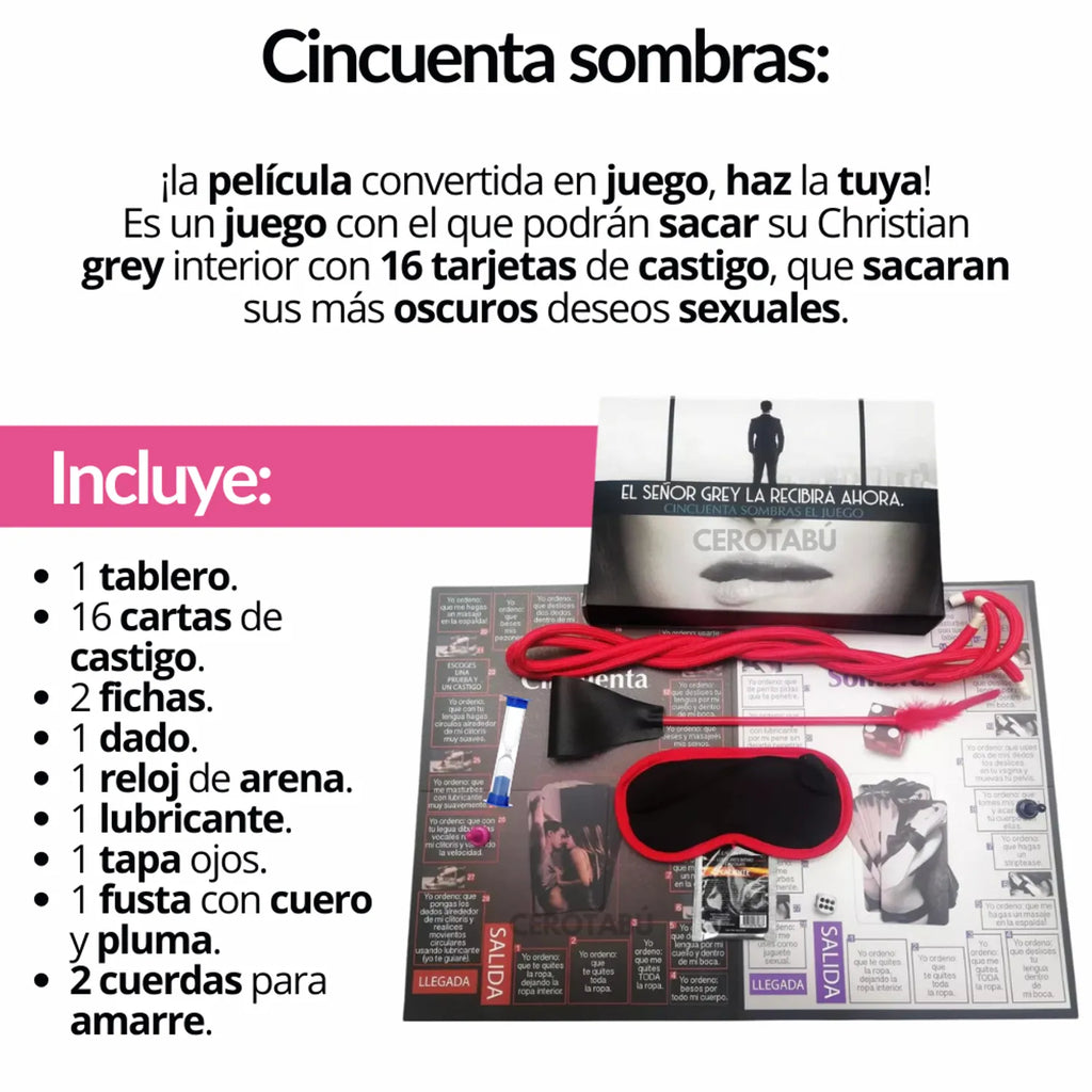 JUEGO CINCUENTA SOMBRAS