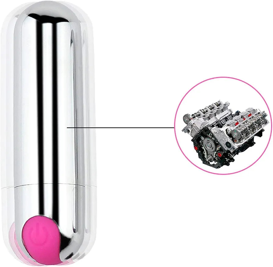 BALA RECARGABLE CROMADA USB