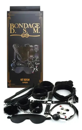 KIT FETISH 10 PIEZAS TIPO CUERO iv