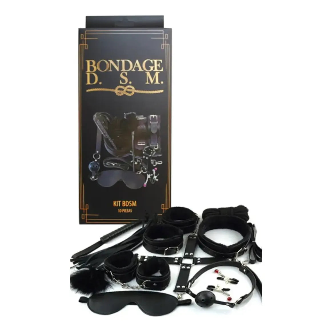 KIT FETISH 10 PIEZAS TIPO CUERO iv