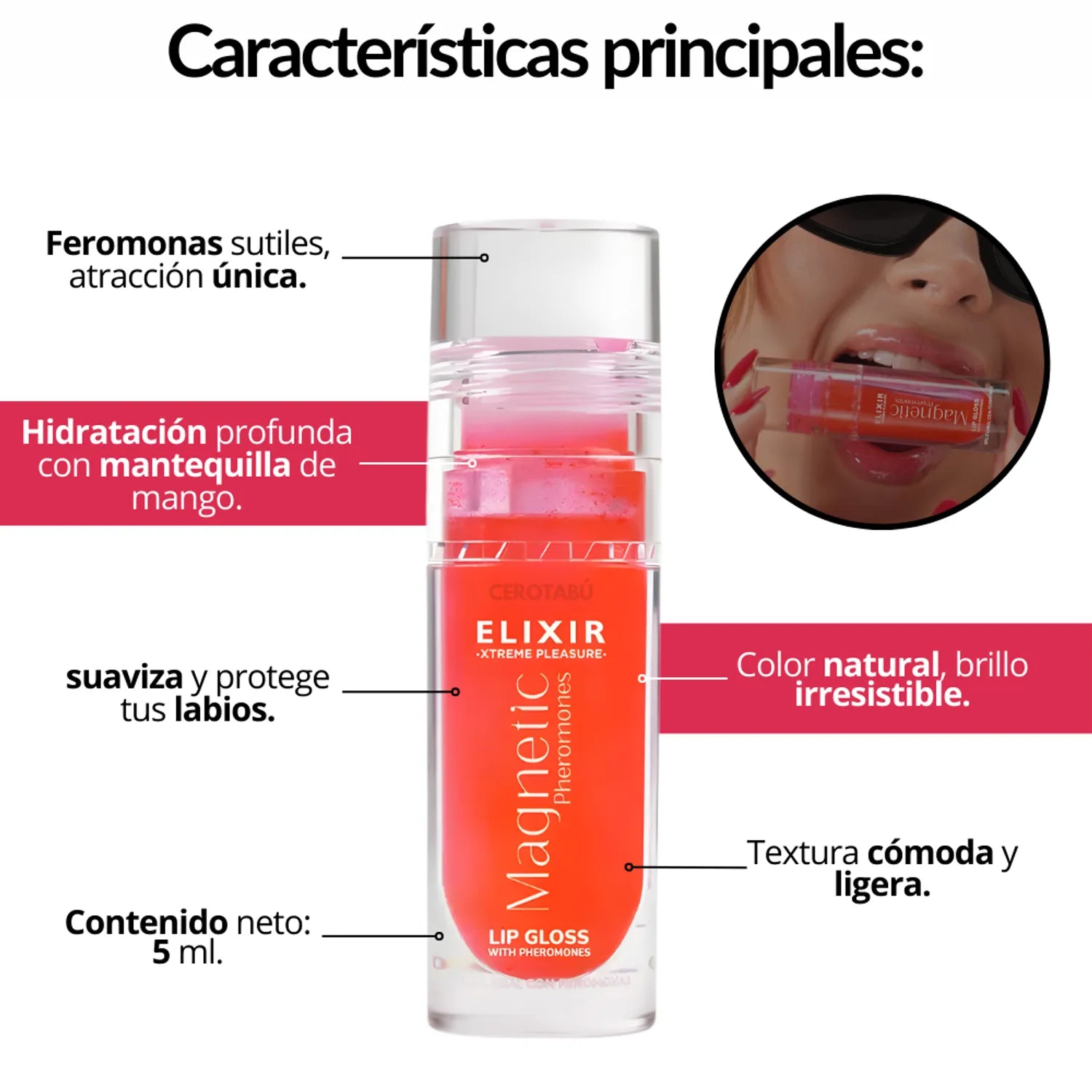 BRILLO LIP GLOSS FEROMONAS ELIXIR