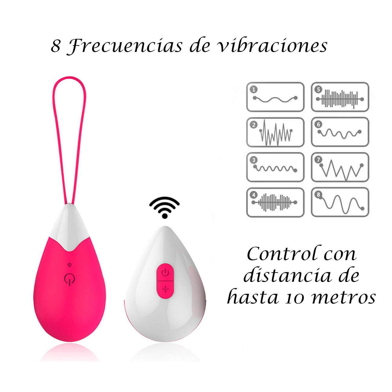 HUEVO RECARGABLE XOXO INALAMBRICO