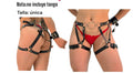 ARNÉS + ESPOSAS GINA (CUERINA) (NO INCLUYE TANGA
